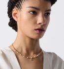 Cotton Tiara Estampe Necklace